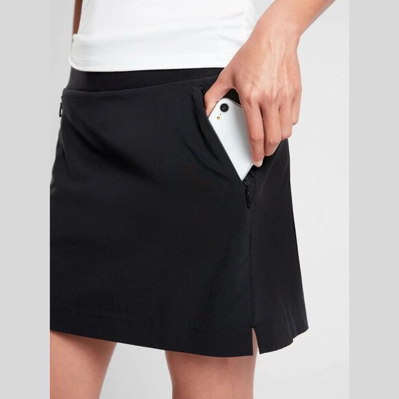 Athleta Black Soho Athletic Pull On Skort Size 2 - 26924 - Picture 3 of 12